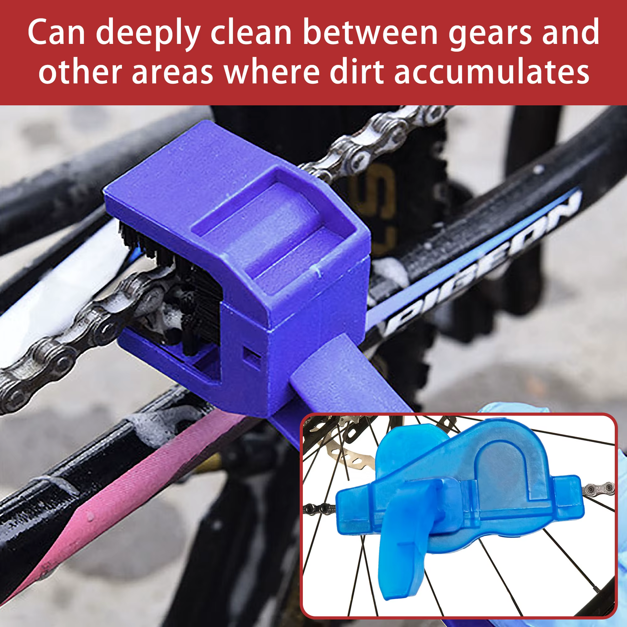 Nettoyeur de chaîne de vélo