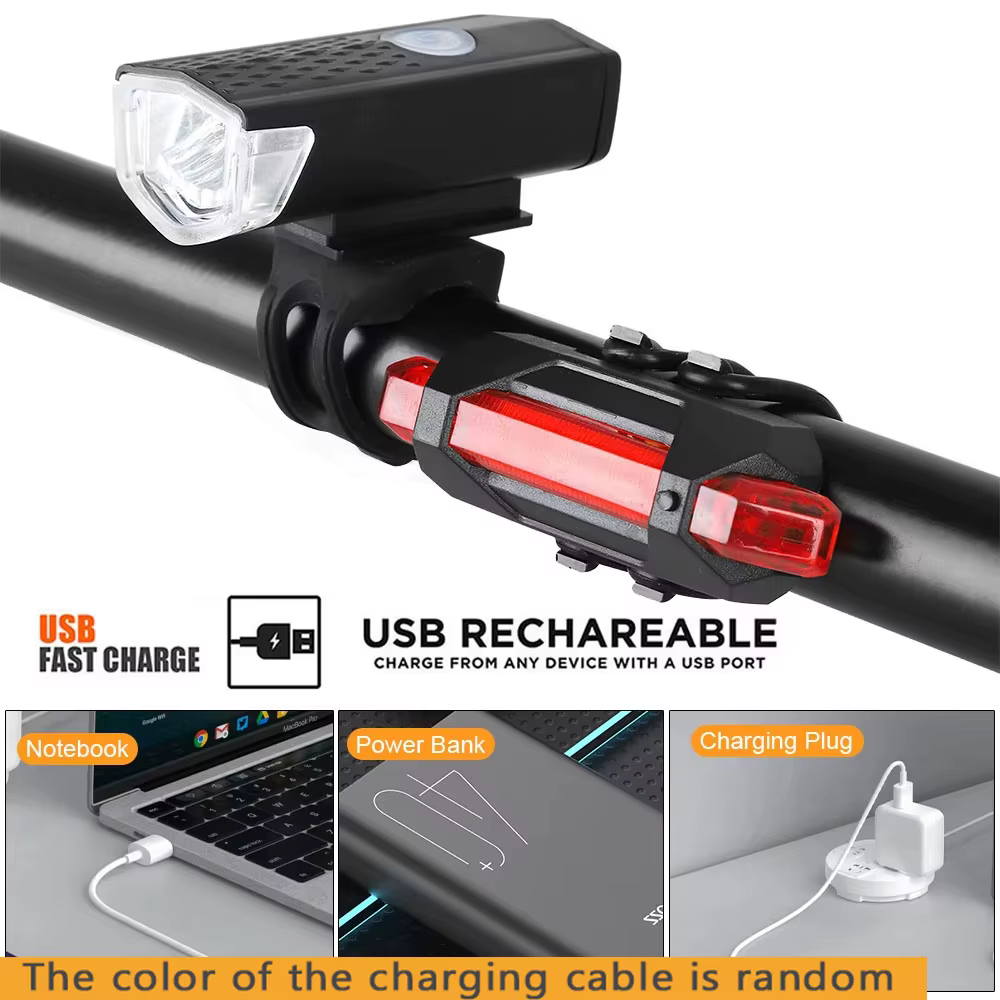 Feu avant de vélo Rechargeable USB
