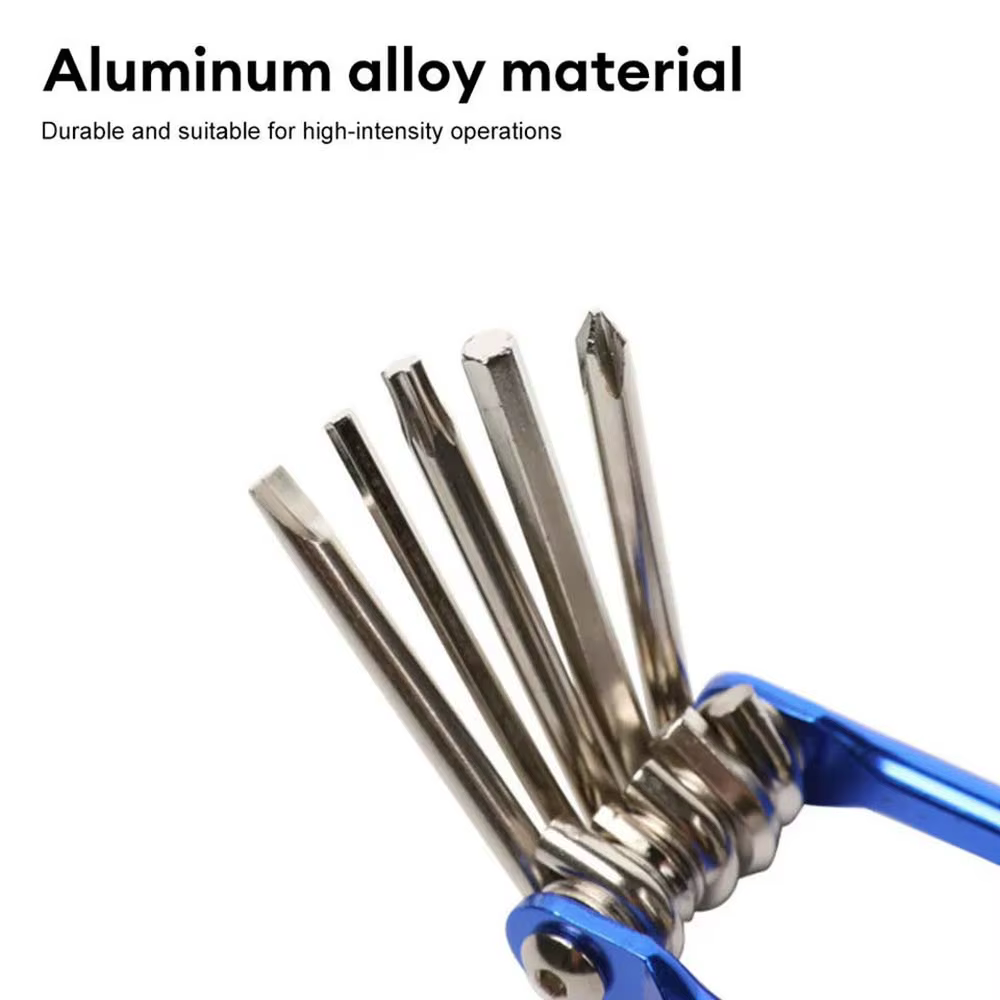 Kit d'outils de réparation de vélo 11 en 1