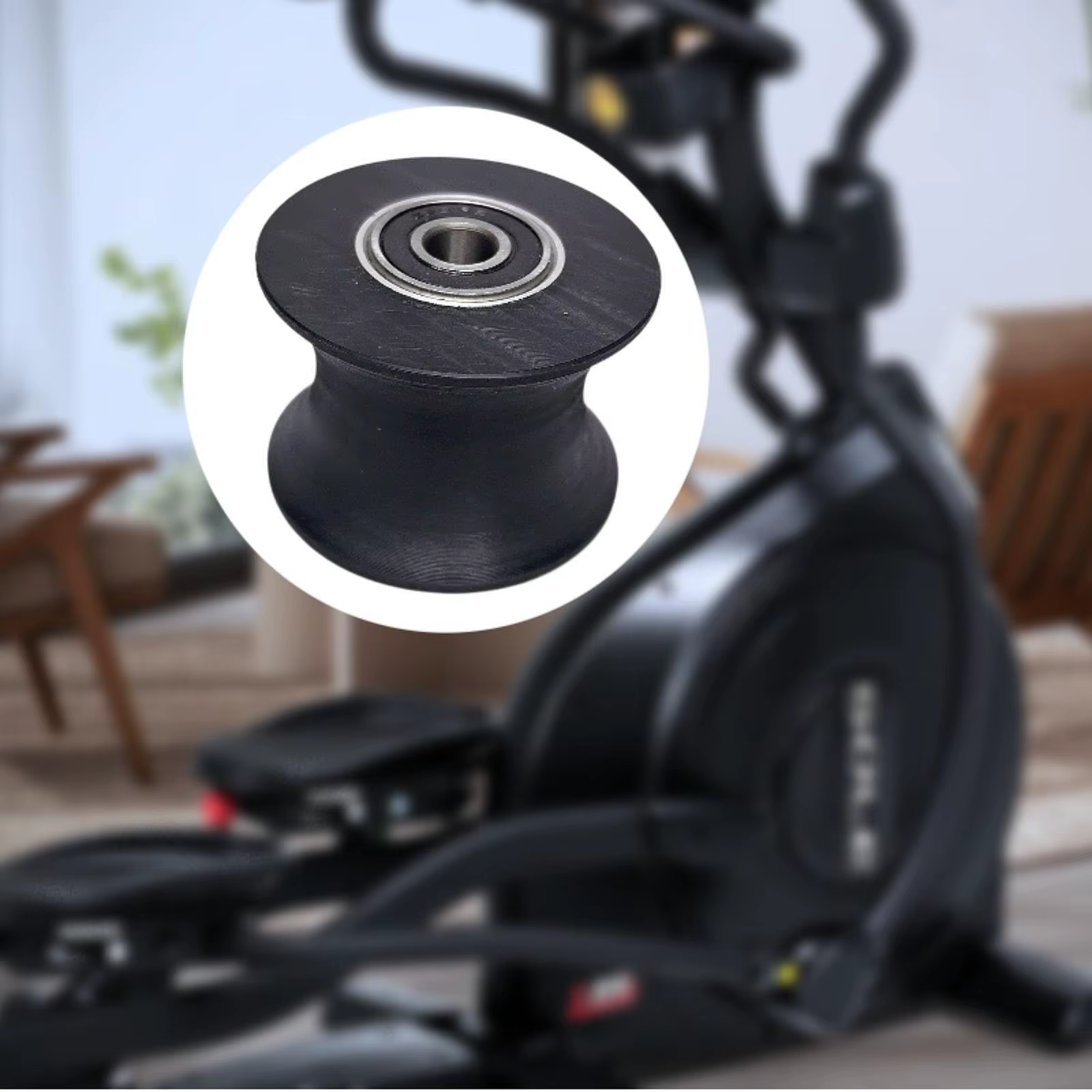 Pièce de roue à rouleaux elliptique pour femmes en plein air sous la machine