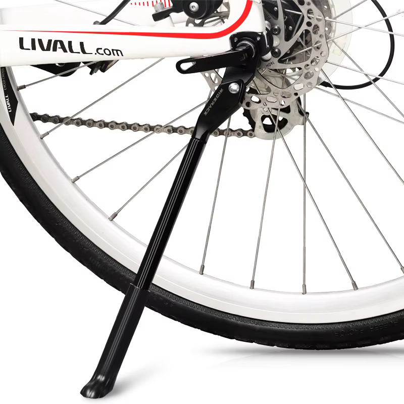 RIDERACE béquille de vélo réglable pour vtt VTT séjour en alliage d'aluminium support de stationnement arrière latéral