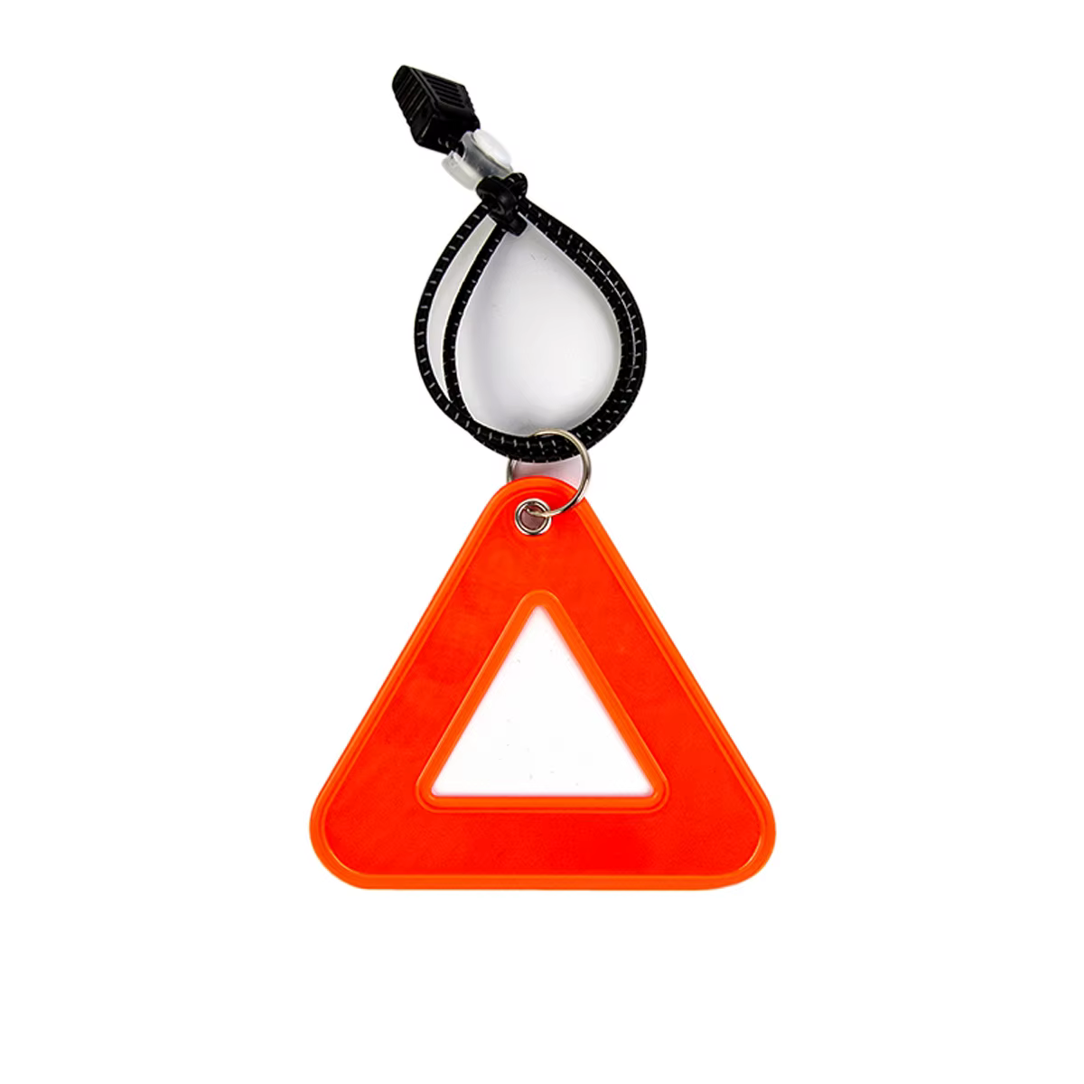 Plaque triangulaire réfléchissante pour selle de vélo