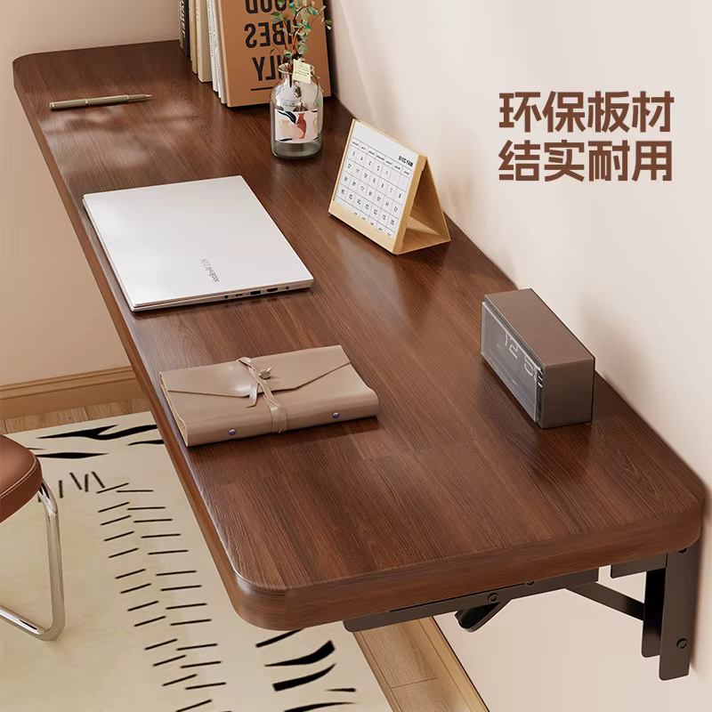 Étagère Murale Pliante, Table de Rangement Murale Multifonctionnelle, Étagère de Rangement Droite Polyvalente pour Chambre à Coucher