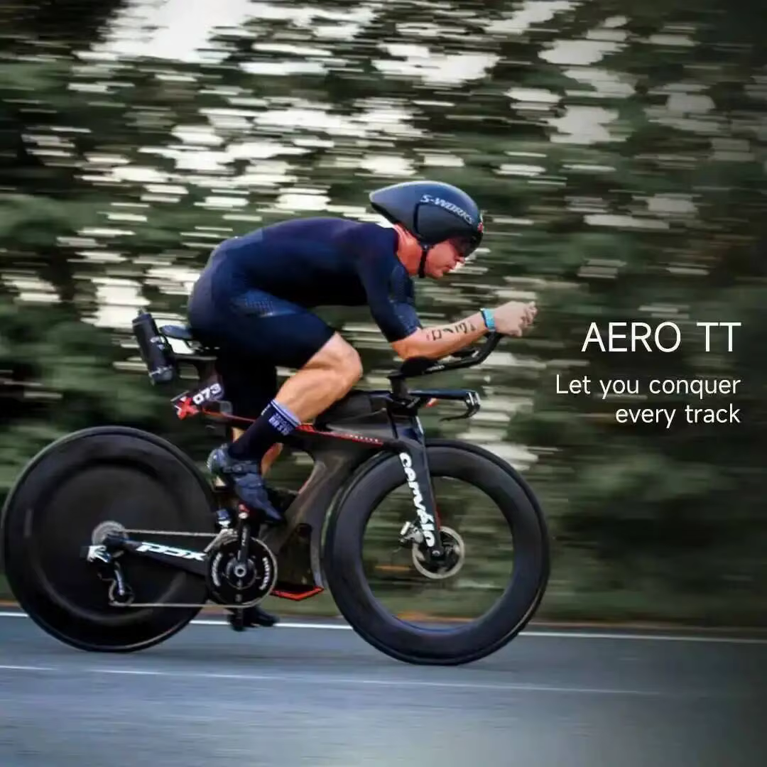 Roues ELITEWHEELS AERO-TT en fibre de carbone pour triathlon