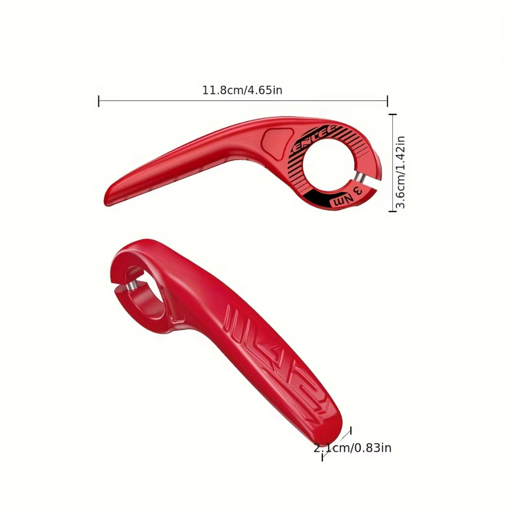 Poignées de guidon de vélo avec klaxon intégré pour vélos de route et VTT