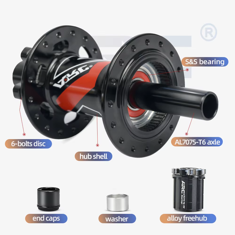 ARC MT009 moyeu arrière 4in1 BOOST 10x135 12x142 12x148 vtt XC gravier E vélo