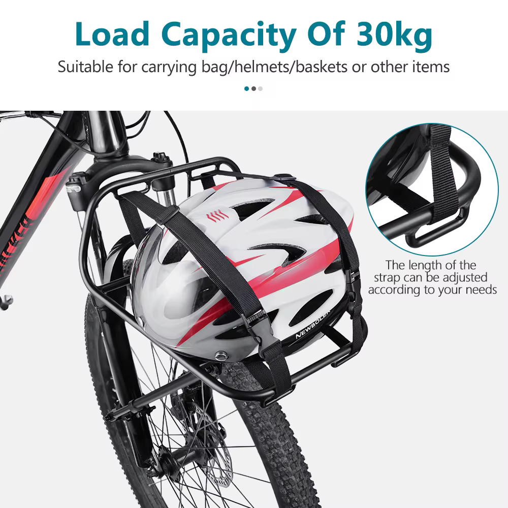 Porte-bagages avant en alliage d'aluminium 2026 pour VTT et vélo de route