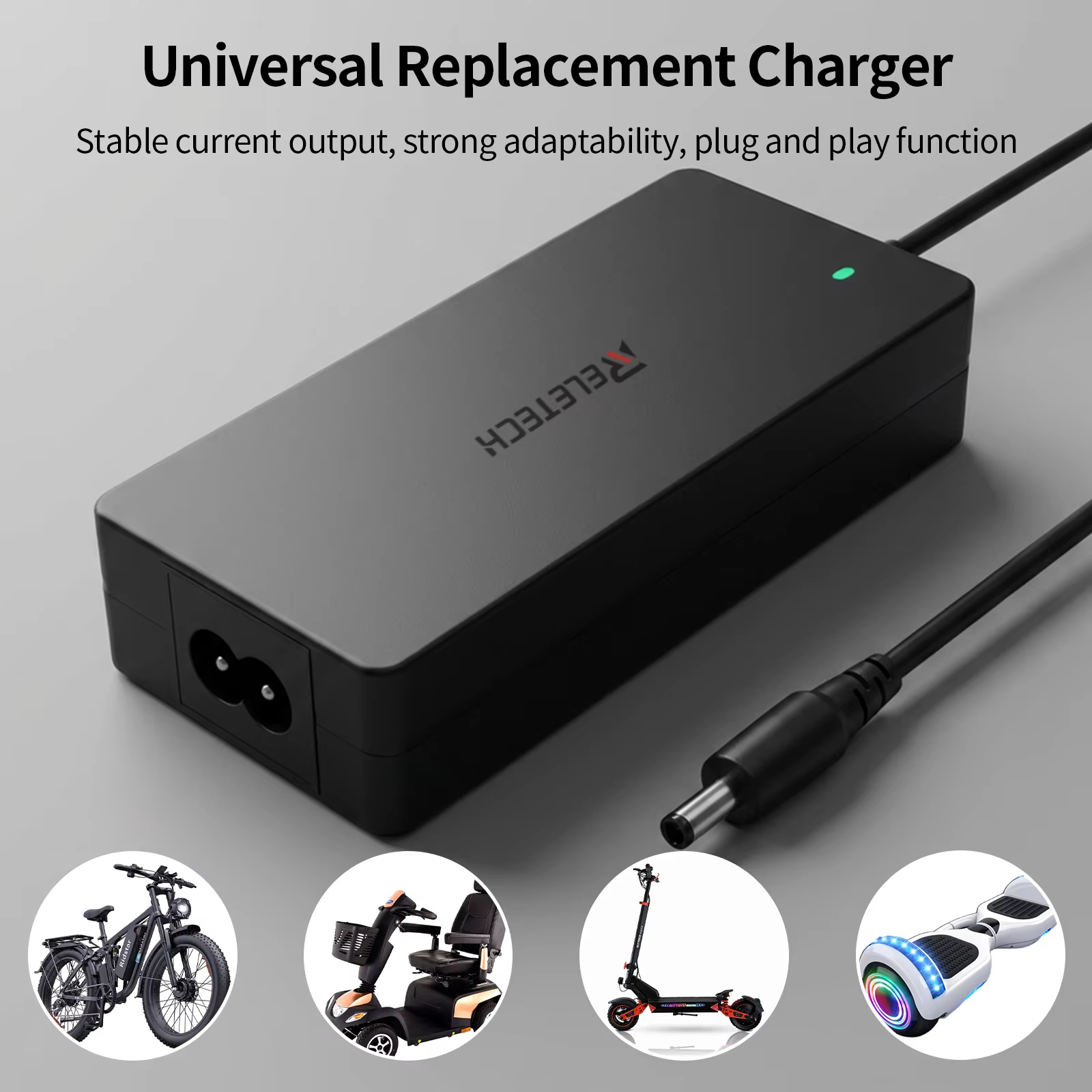 Chargeur de batterie lithium pour vélo électrique 54