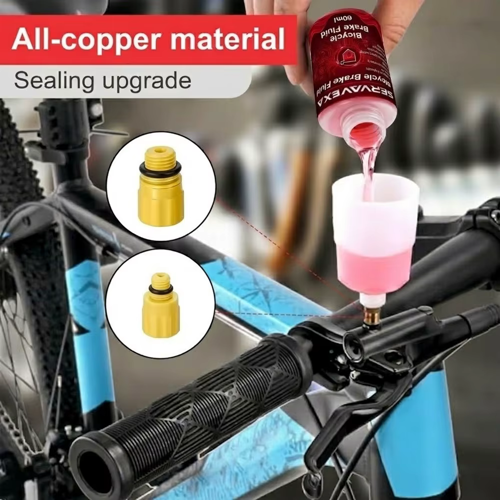 Kit de purge de frein hydraulique pour vélo + 60 ml d'huile