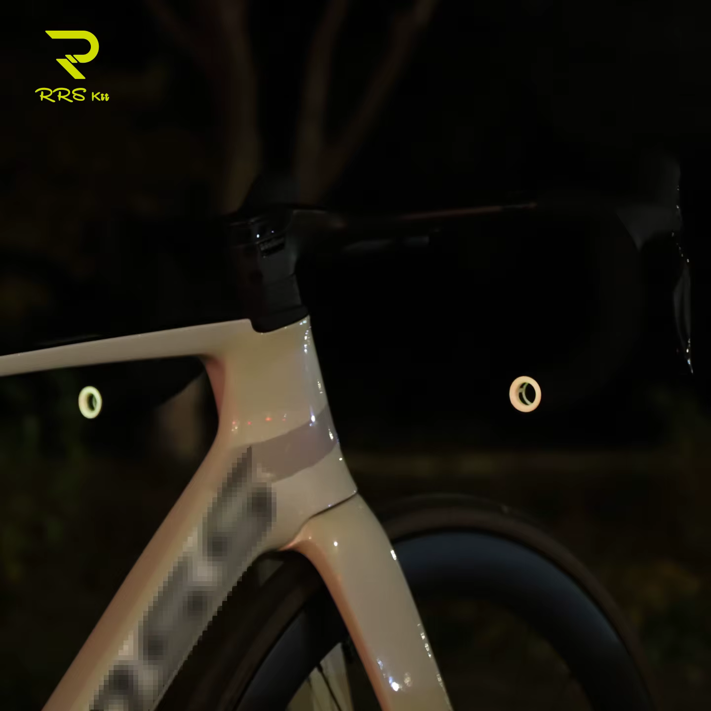 Rrskit guidon de vélo 3D imprimé bouchon d'extrémité lumineux Noctilucent barres de chute