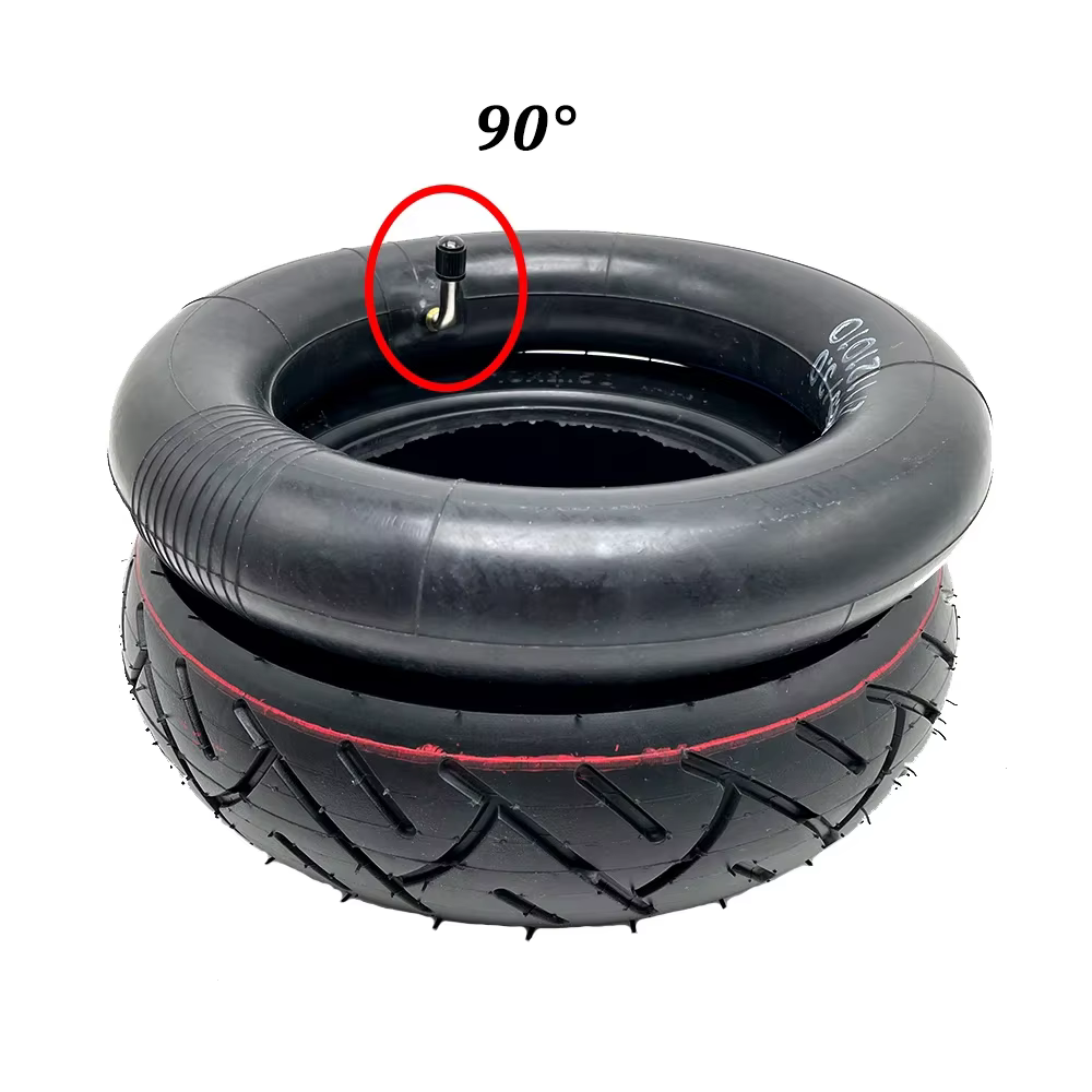 Chambre à air extérieure de pneu pneumatique de 10 pouces 10x2.50 pour pièces de rechange de roue avant et arrière de Scooter électrique