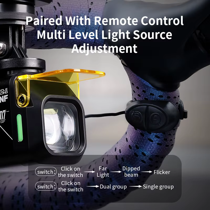 ESLNF haute luminosité 1200 Lumens phare de vélo en alliage d'aluminium 4000mAh feu avant