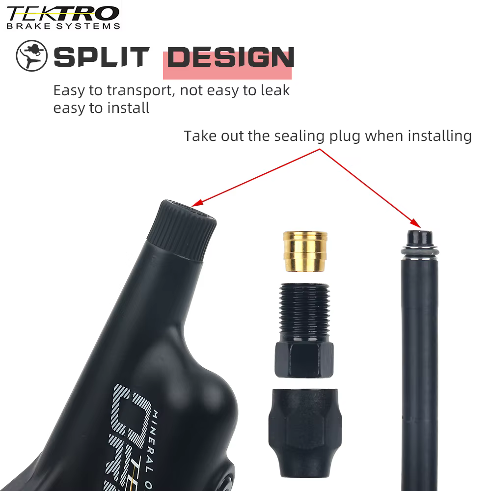 Tektro HD-M745 VTT frein à disque hydraulique 4 pistons câble interne quatre