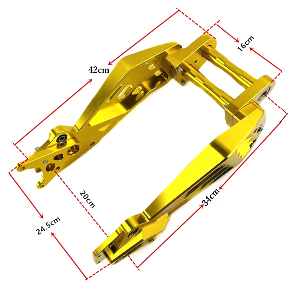 Cadre de moteur de fourche plate arrière évidée