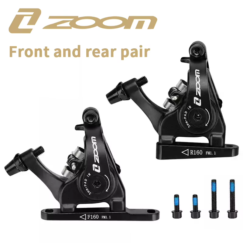 ZOOM HB700 frein à disque hydraulique jeu de freins de vélo de route étrier à montage plat Double Piston entraînement bilatéral 140 160mm