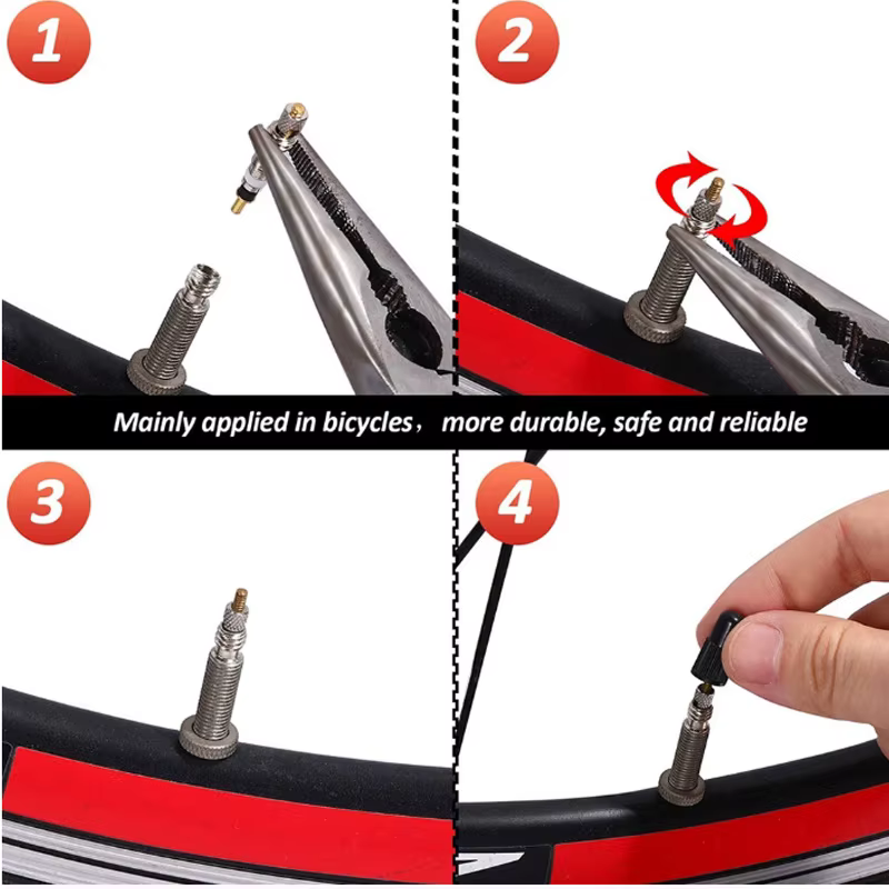 Noyau de Valve Presta amovible pour vélo