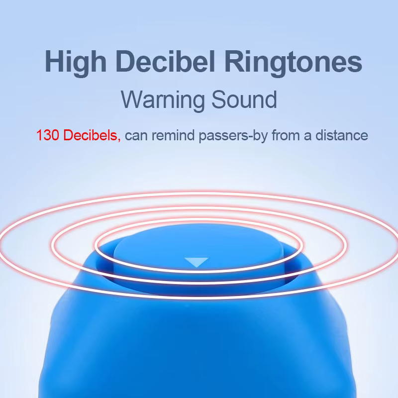 Klaxon électronique fort pour vélo, 130 db, avertissement de sécurité, sonnette électrique, sirène de Police, anneau d'alarme pour guidon de vélo, pour Scooter de cyclisme
