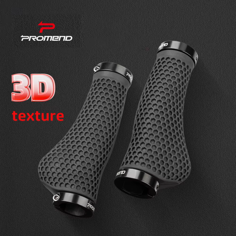 Promend GR-502E Vélo Poignées VTT Route En Caoutchouc Guidon Couvre 3D Absorption Des Chocs Antidérapant