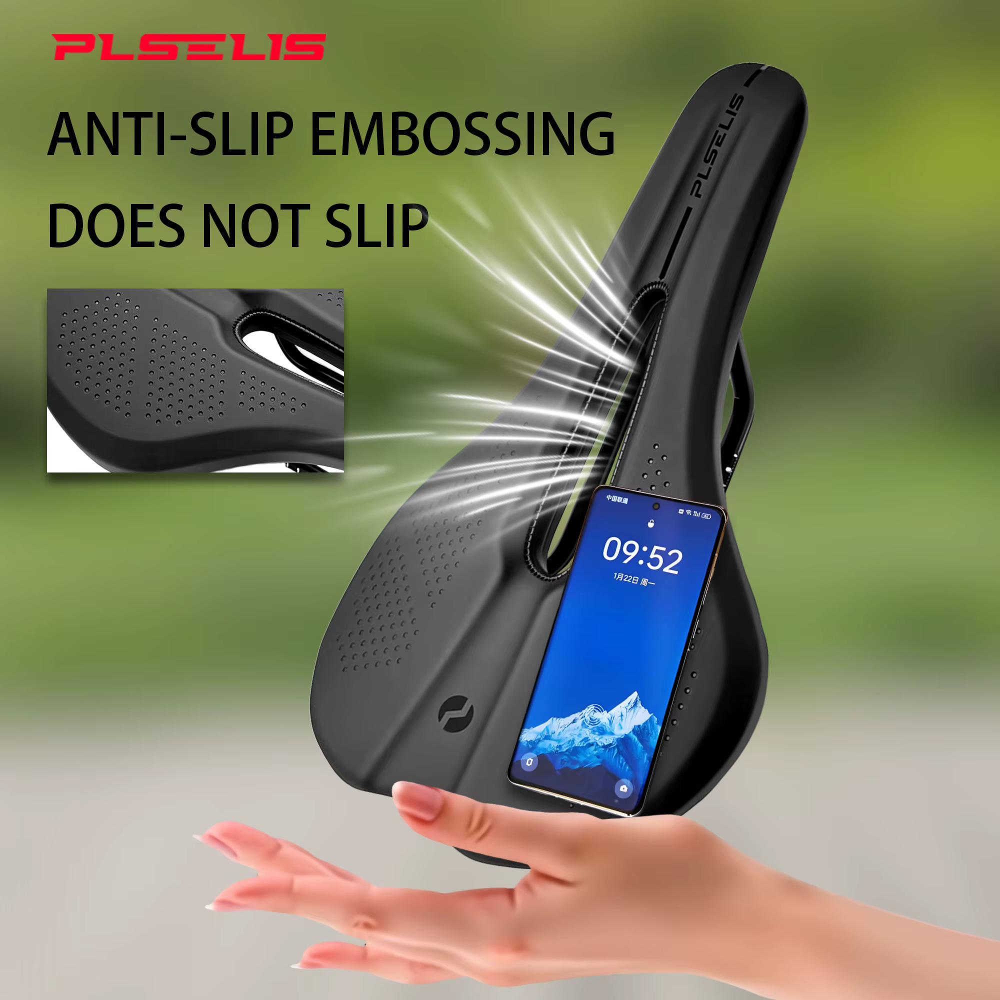 Selle de vélo PLSELIS, compétitive
