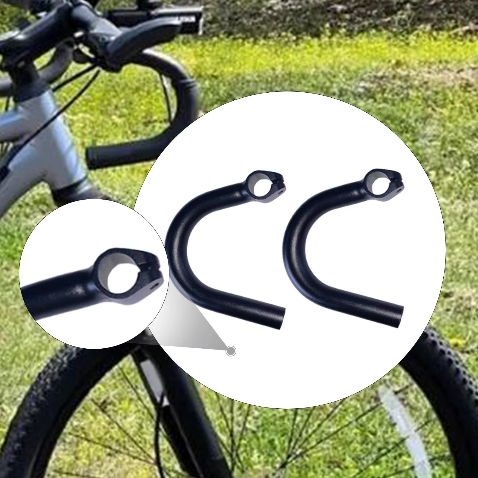 Guidon de vélo solide, barre d'étau pour cyclisme en vélos de montagne en plein air