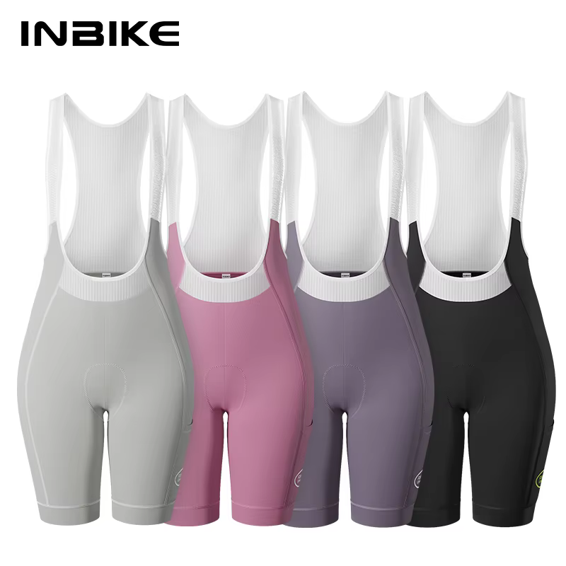 INBIKE 2025 cuissard de cyclisme pour femme avec poches latérales salopette