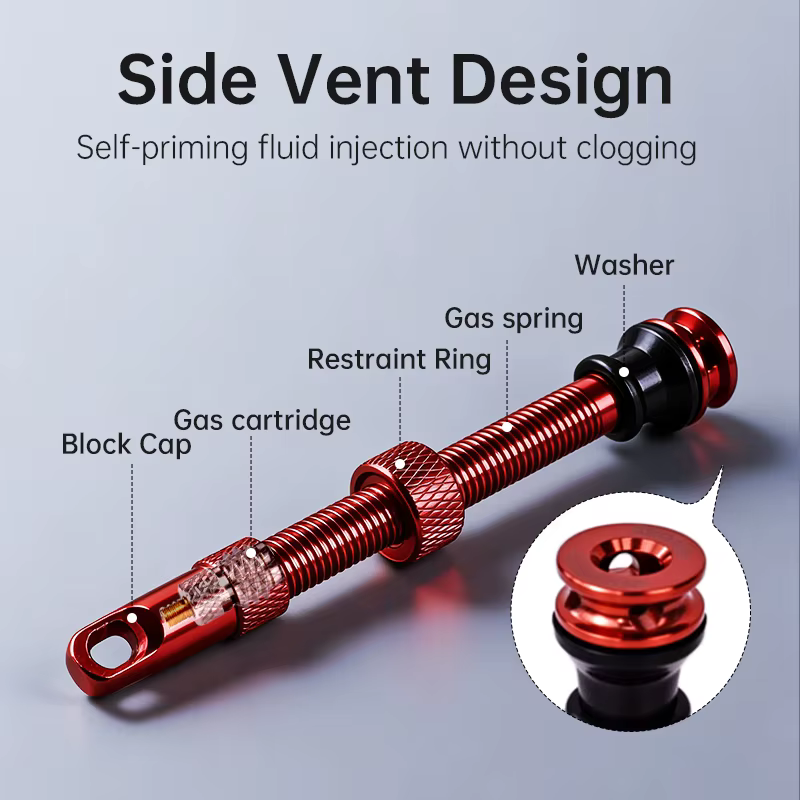 Valve Tubeless de vélo Presta F/V