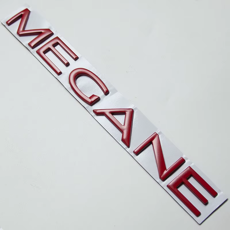 Autocollants de coffre avec lettres MEGANE, pour Renault MEGANE 1 2 3 4 MK1 MK2 MK3 MK4 RS, accessoires extérieurs
