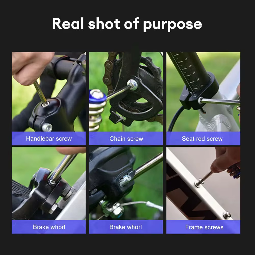 Kit d'outils de réparation de vélo 11 en 1
