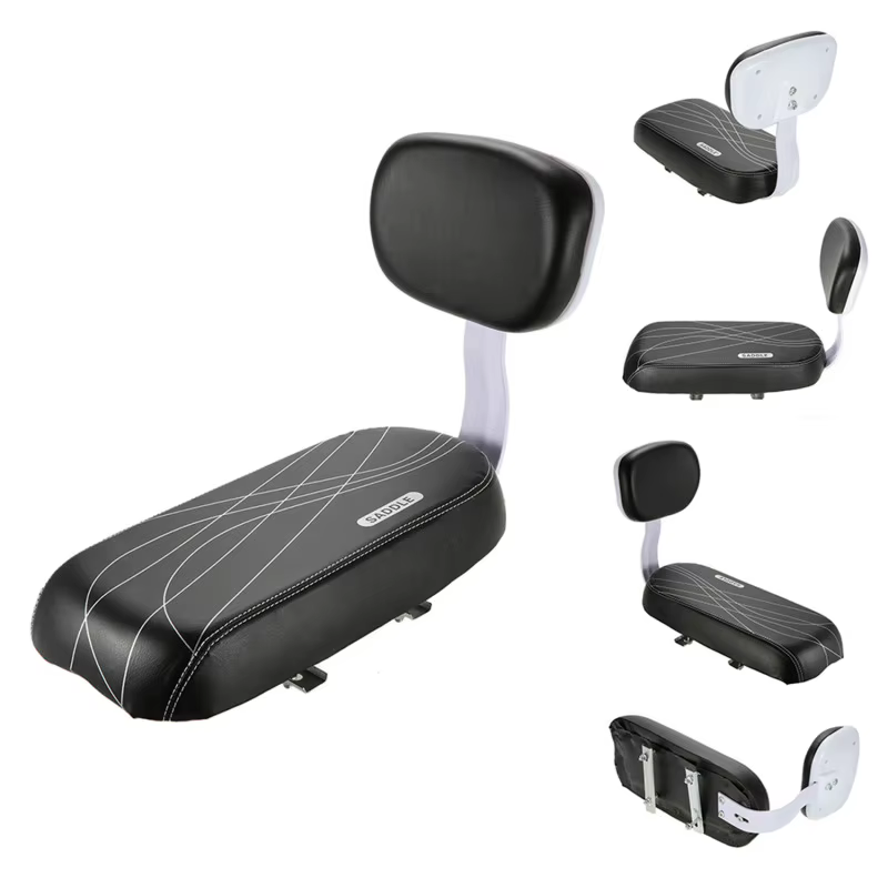 Selle de vélo enfant avec assistance dorsale