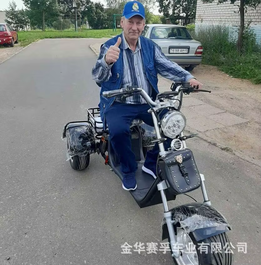 Citycoco 1500W Scooter électrique Tricycles à 3 roues pour adultes Entrepôt UE/USA/Europe 2000W 40AH Double batterie pour utilisation en ville