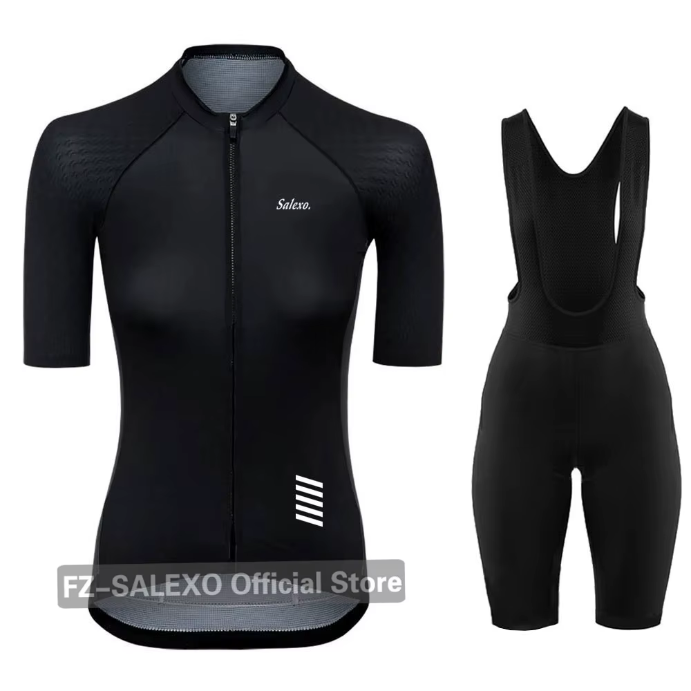 Maillot de cyclisme rose pour femmes