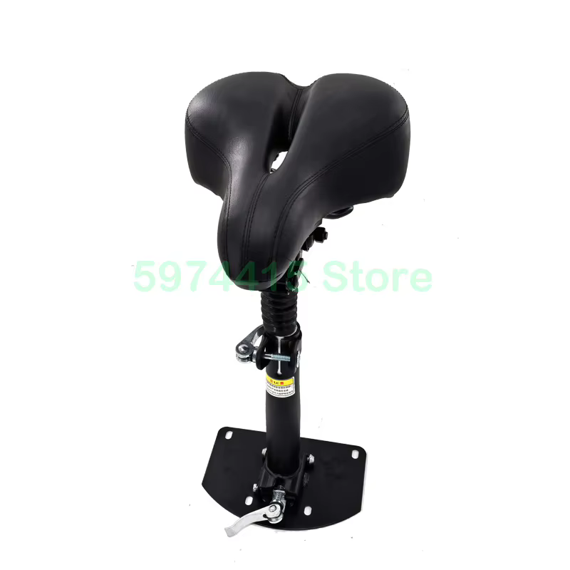 Selle Pliable pour Scooter Électrique de 10 Pouces, Siège Pliable, Réglable, Absorbant les Chocs, Tige de Selle pour KUGOO M5