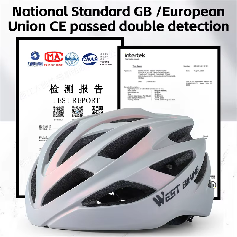 WEST BIKING-Casque de vélo léger intégré pour femme