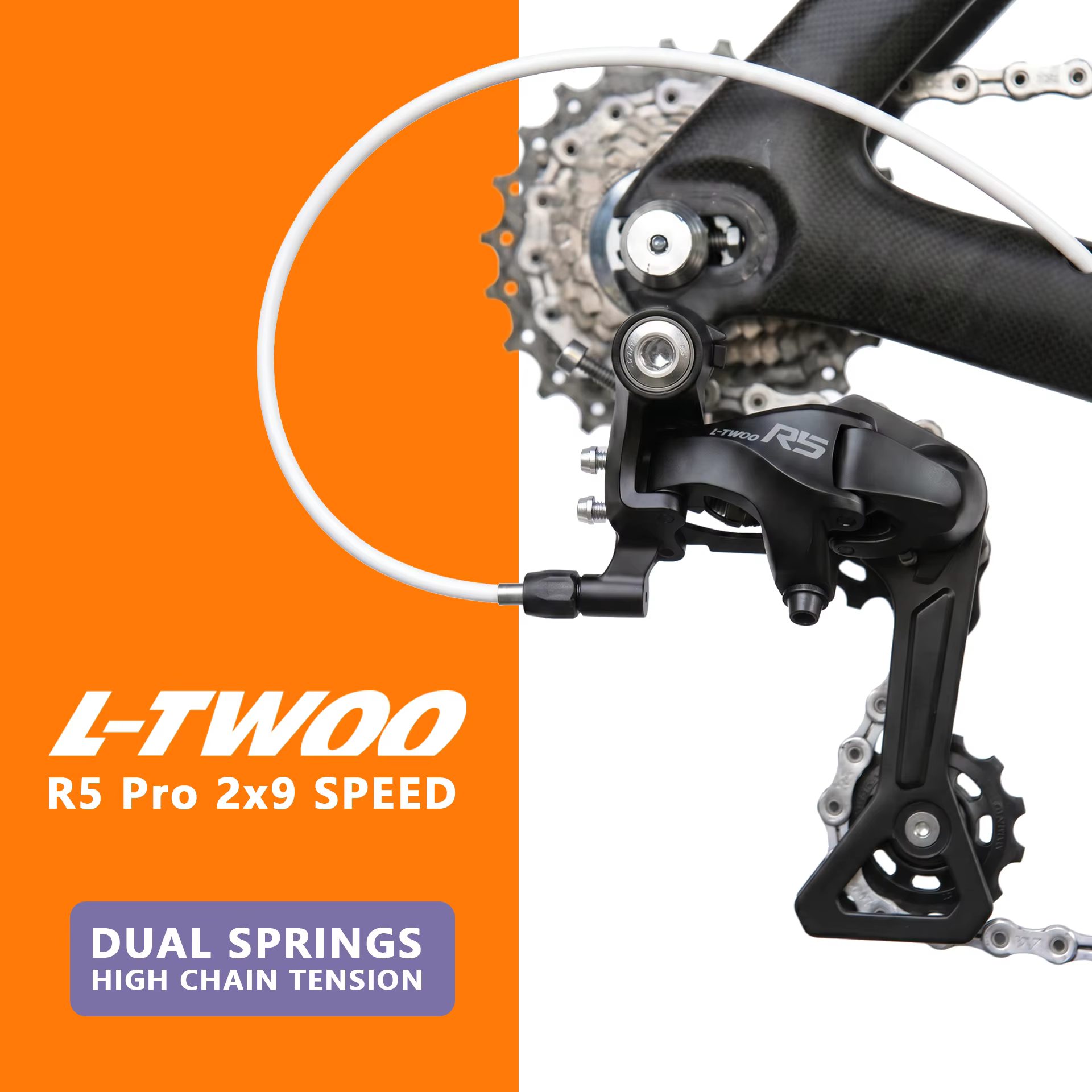 Nouveau groupe de transmission LTWOO R5 Pro 2x9 vitesses pour vélo de route 2026