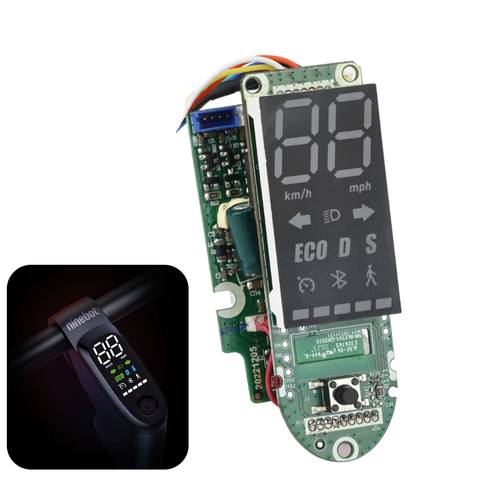 Tableau de bord Original pour Scooter électrique Ninebot F2