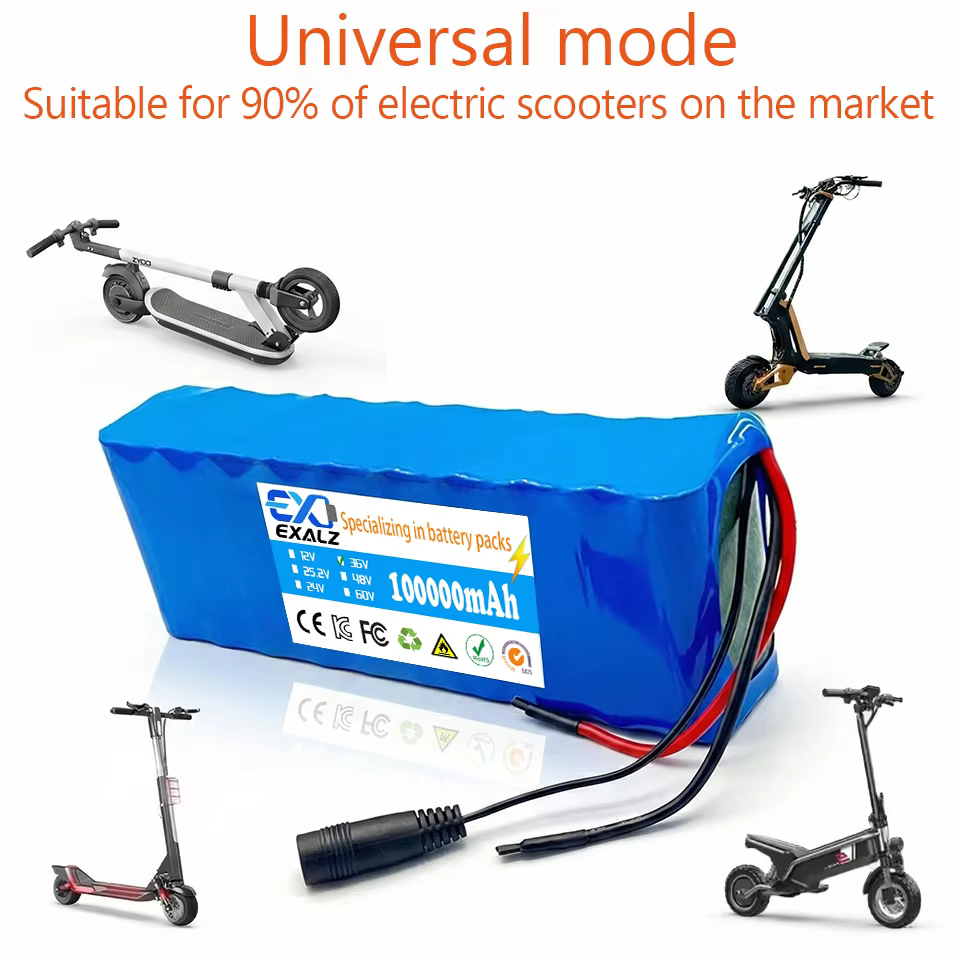 Batterie de scooter électrique 36V 10S2P 100Ah 18650