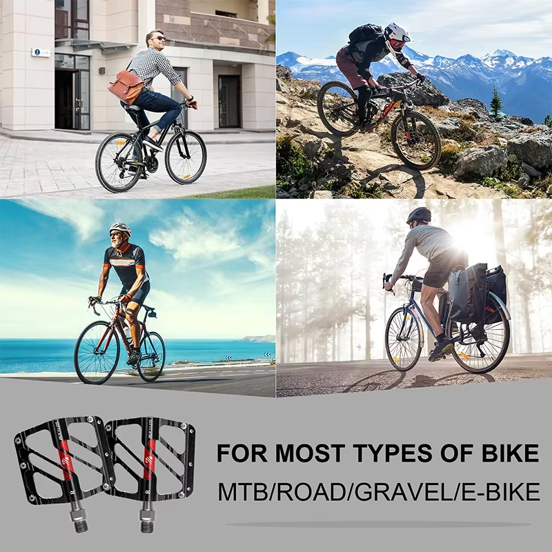 Pédales de vélo BUCKLOS 3 à roulements étanches