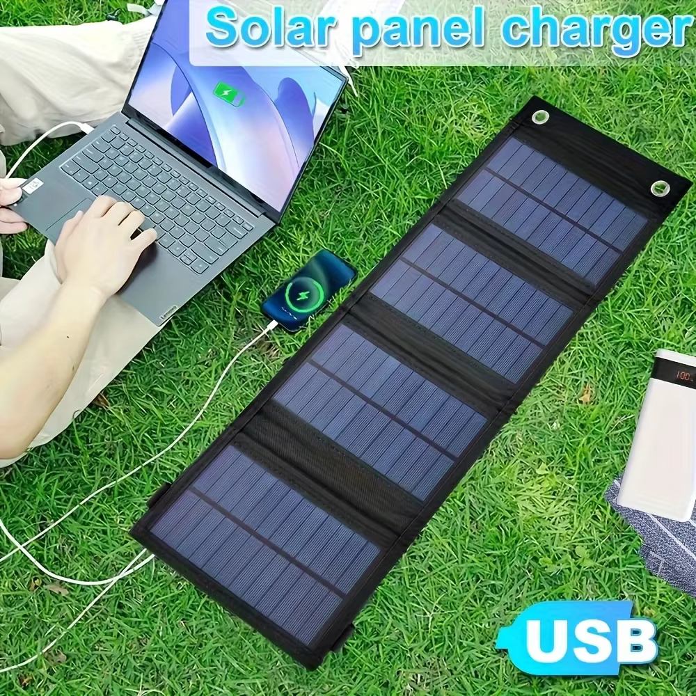 Panneau solaire pliable USB