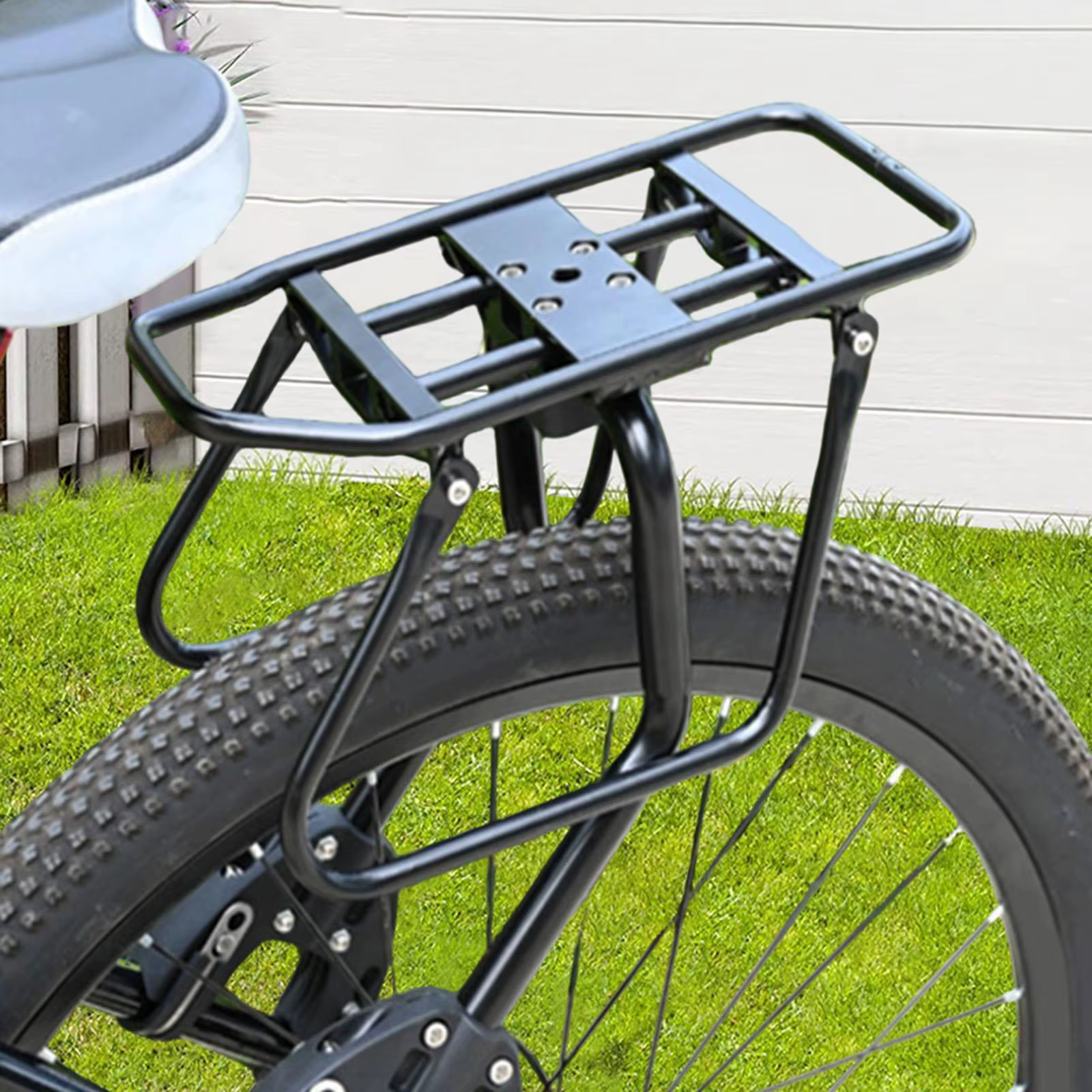 Porte-bagages arrière en alliage d'aluminium pour vélo