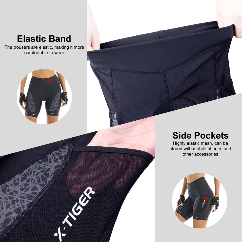 X-tiger short de cyclisme femme été montagne route