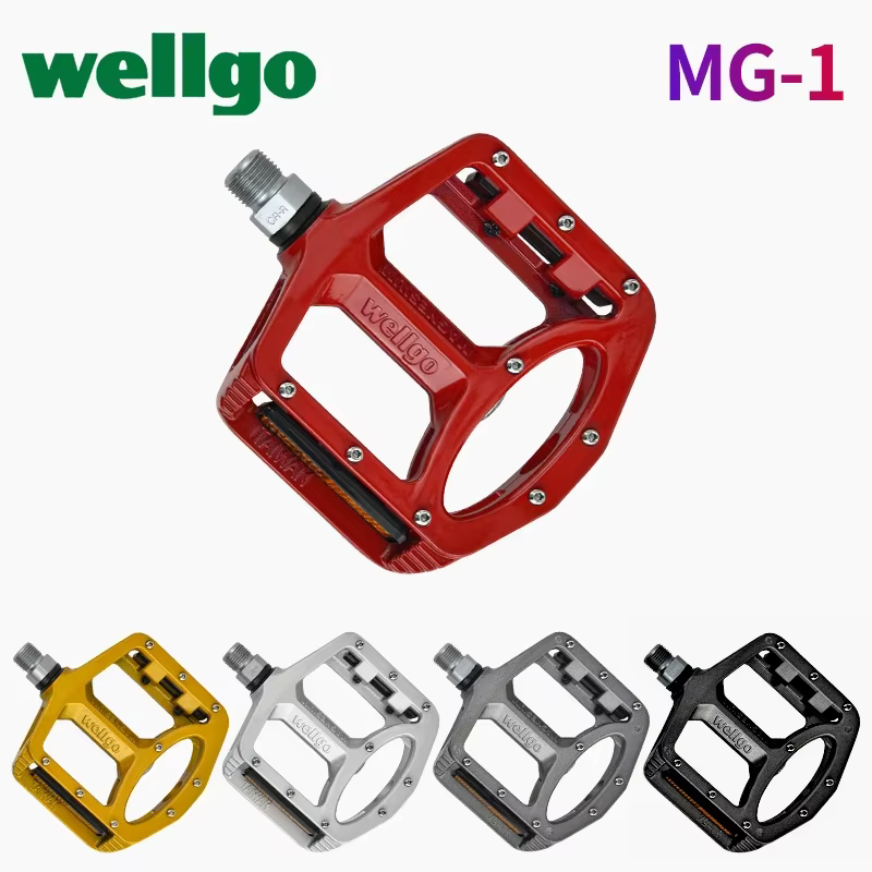 Wellgo MG-1 VTT Vélo Pédale 2 Roulements Scellés VTT Cyclisme Magnésium/Aluminium Alliage