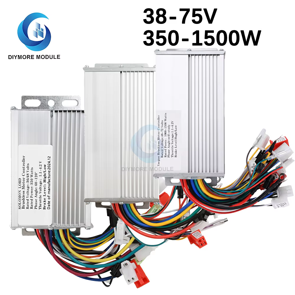Contrôleur Intelligent sans balais pour vélo électrique 36-72V, 350-1500W, pour accessoires de Scooter électrique