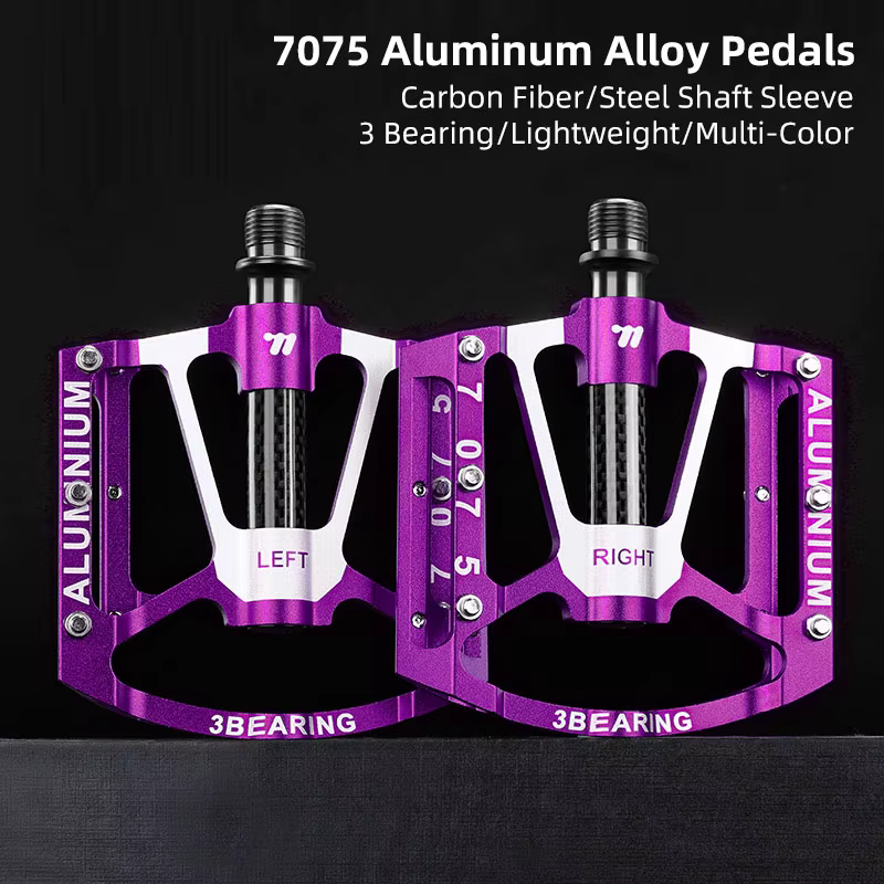 Pédales de vélo en alliage d'aluminium CNC 7075