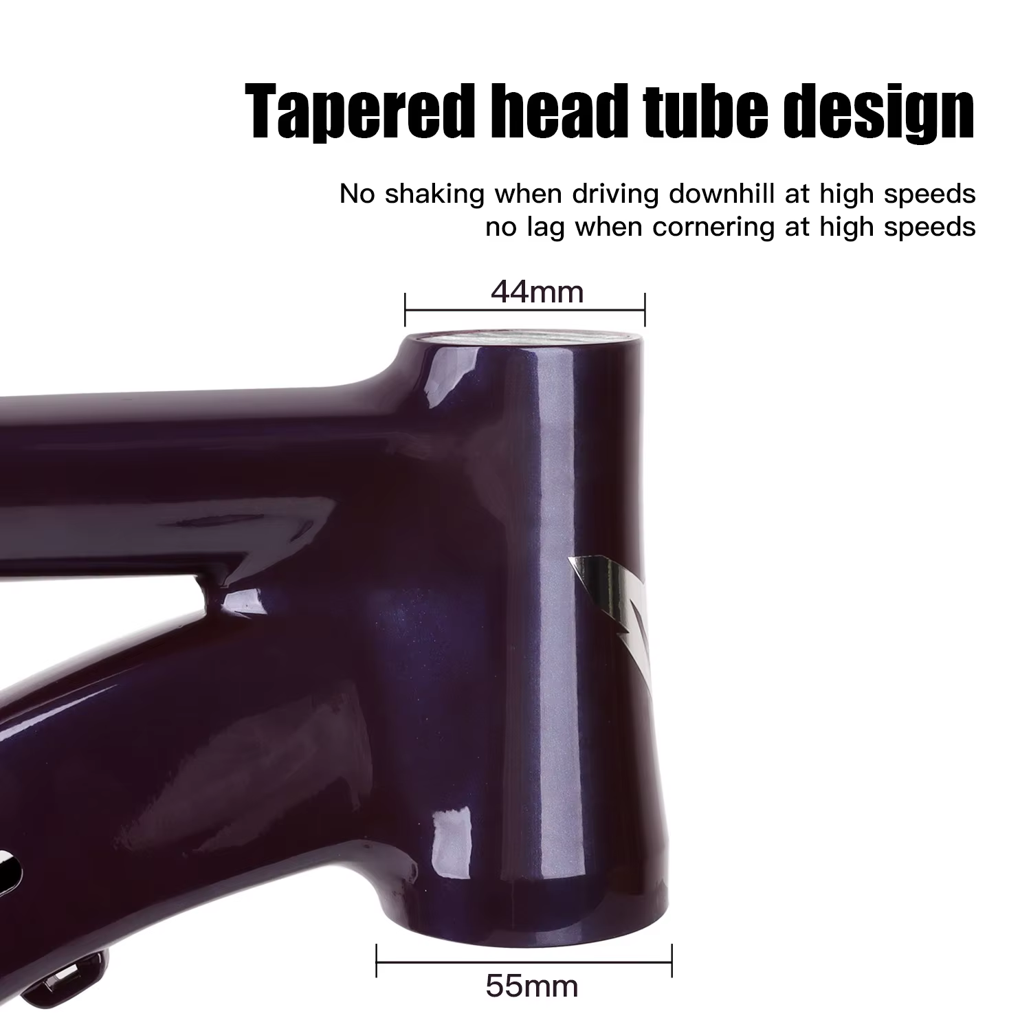 IREFOX vtt XC/Trai cadre 29er pour frein à disque 44x55mm Tube de tête conique vélo 10x135mm