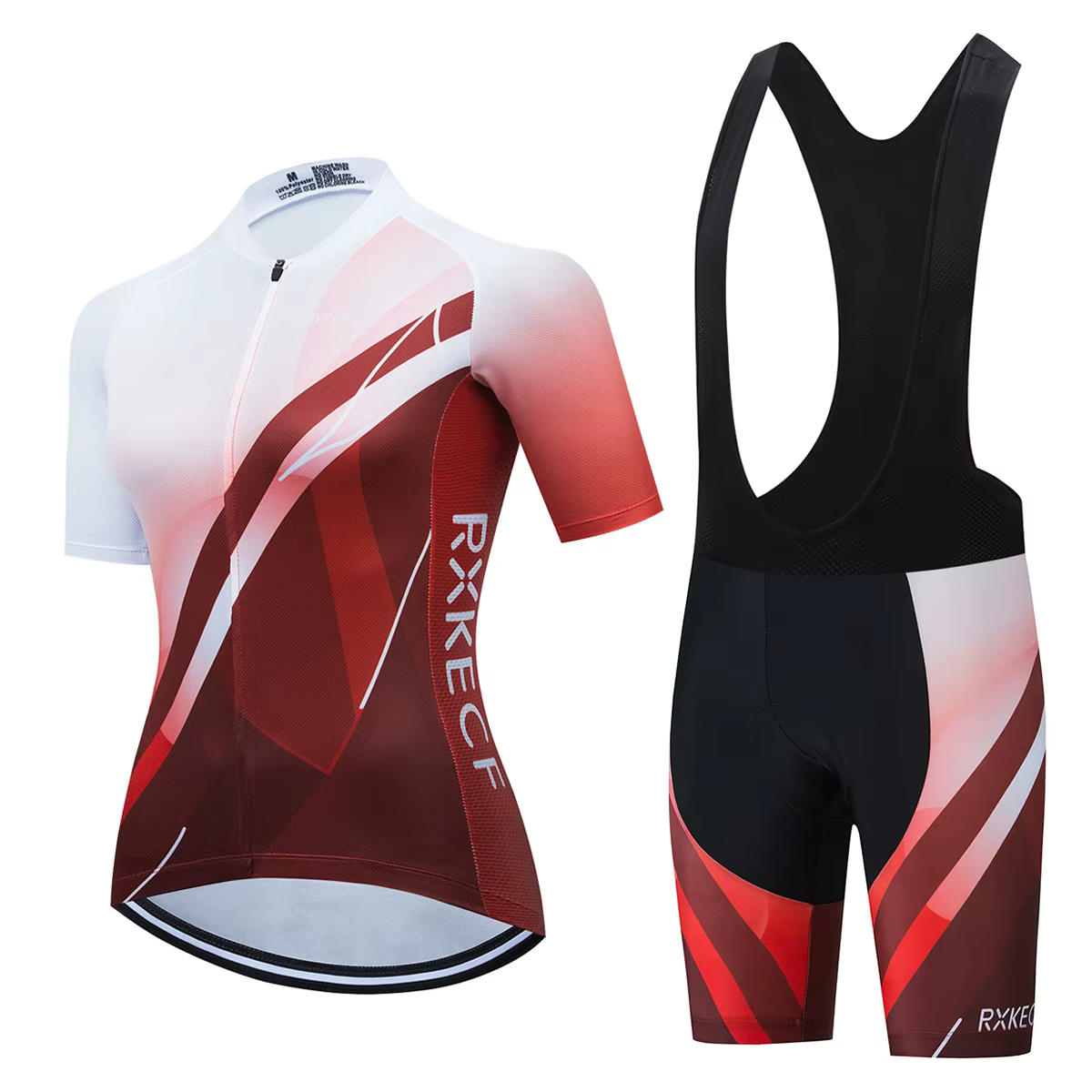 RXKECF Pro 2023 femme manches courtes cyclisme Maillot ensemble tenue de sport vélo vêtements Kit vtt