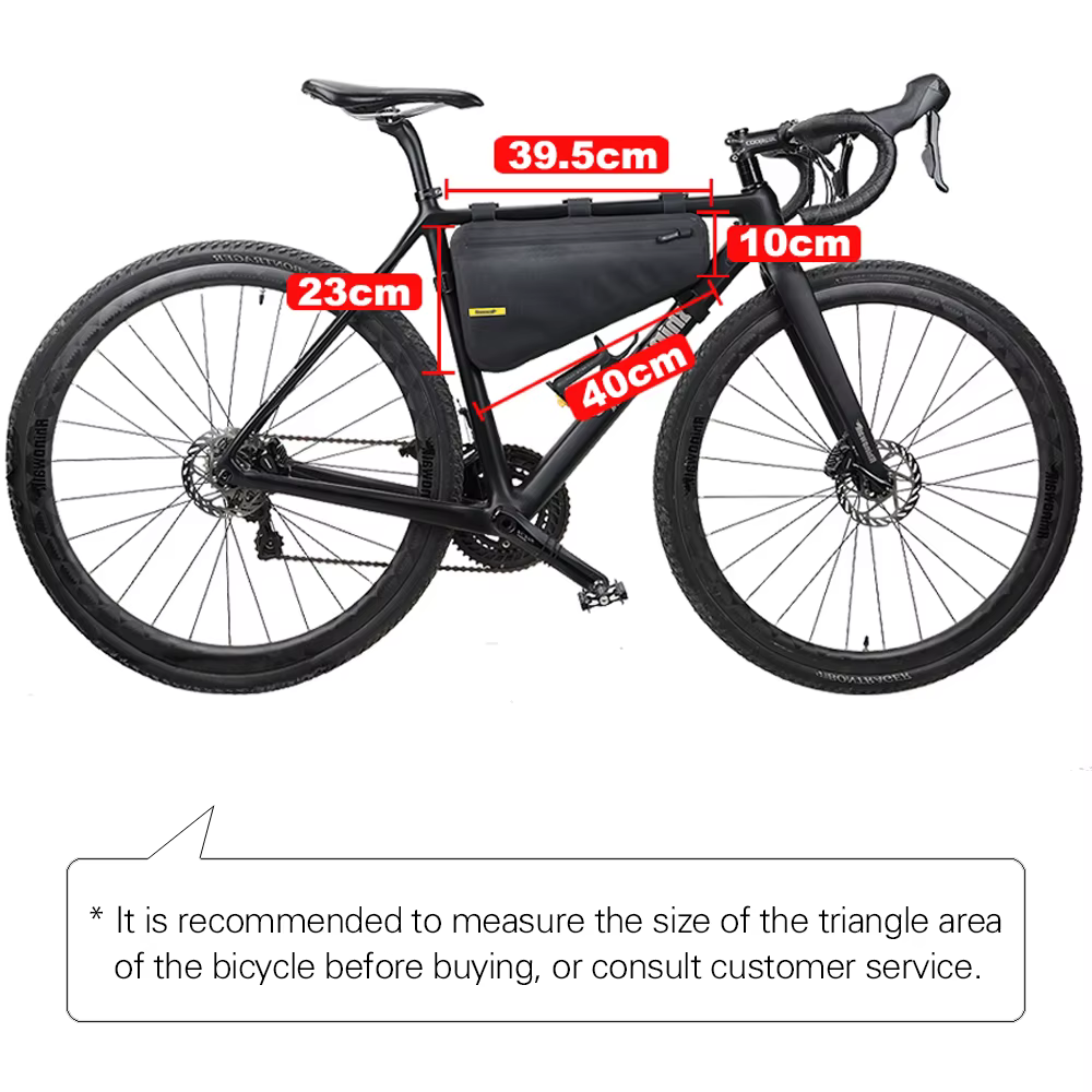 Bal inowalk-Sac triangulaire de grande capacité pour cadre de vélo