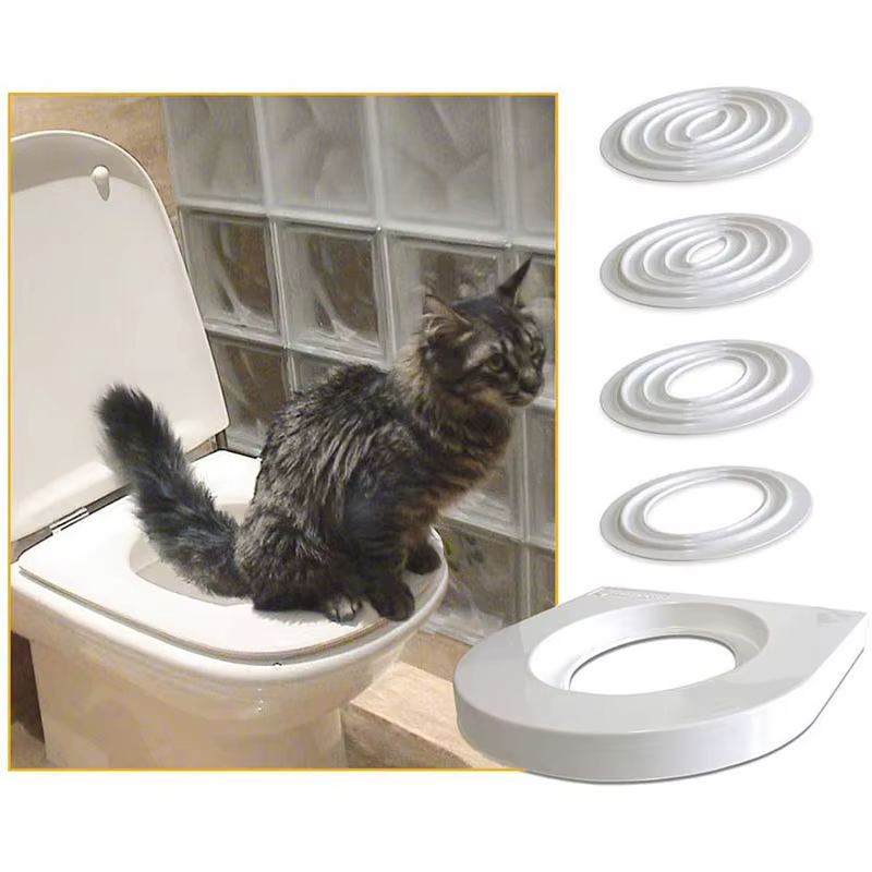 Kit d'entraînement de toilette réutilisable pour chat, universel, pot, chaton, système, formation, fournitures pour animaux de compagnie, escalCats Books