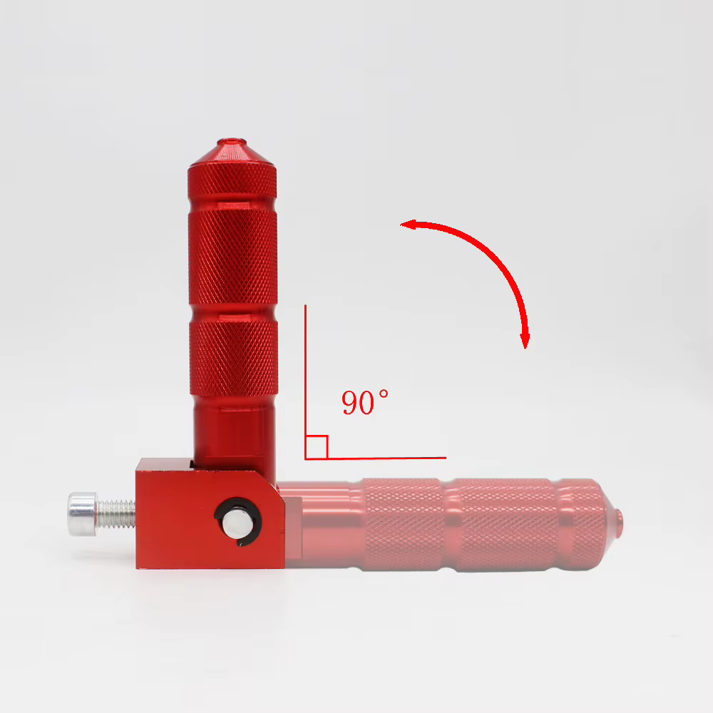 Repose-pieds pliables en aluminium de 8 mm