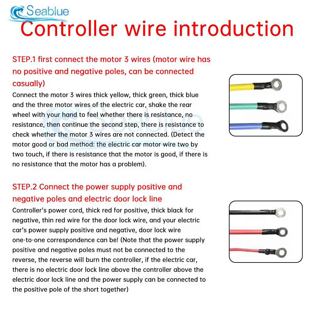 Contrôleur de moteur sans balais pour vélo électrique 36V/48V 500W 30A