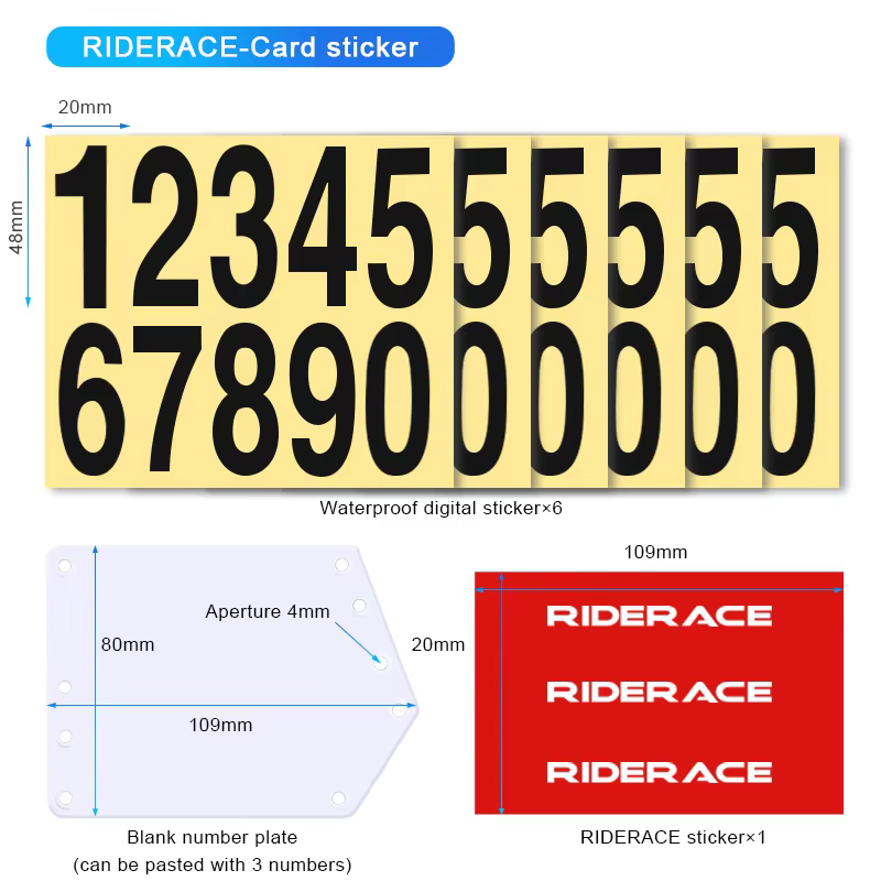 Support de plaque d'immatriculation pour vélo de route et VTT